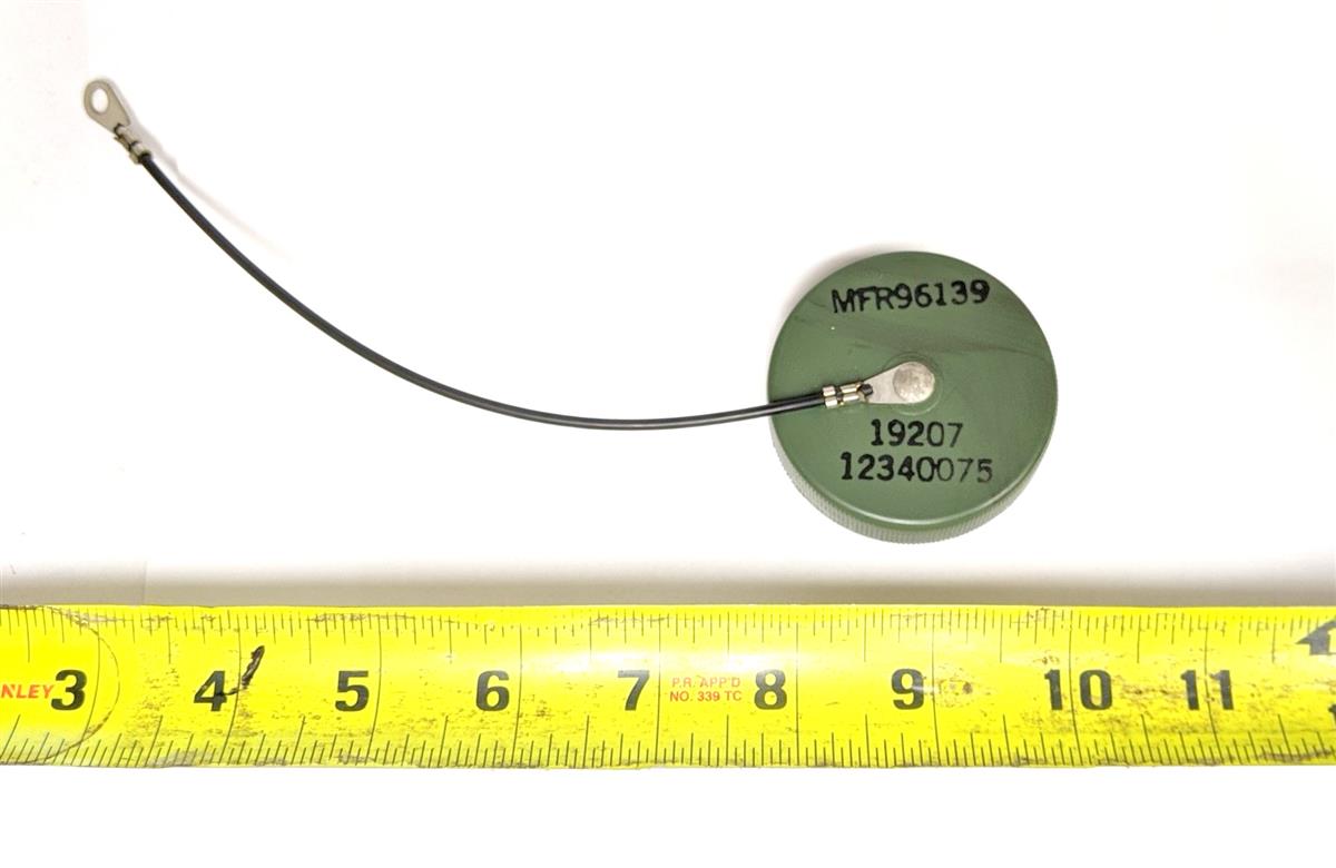 STE ICE-R Dust Cap Connector With Retaining Cord HMMWV
